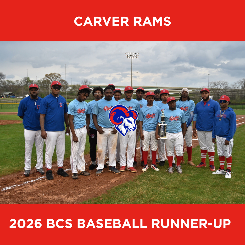 CARVER RAMS 2026 BCS BASEBALL RUNNER-UP