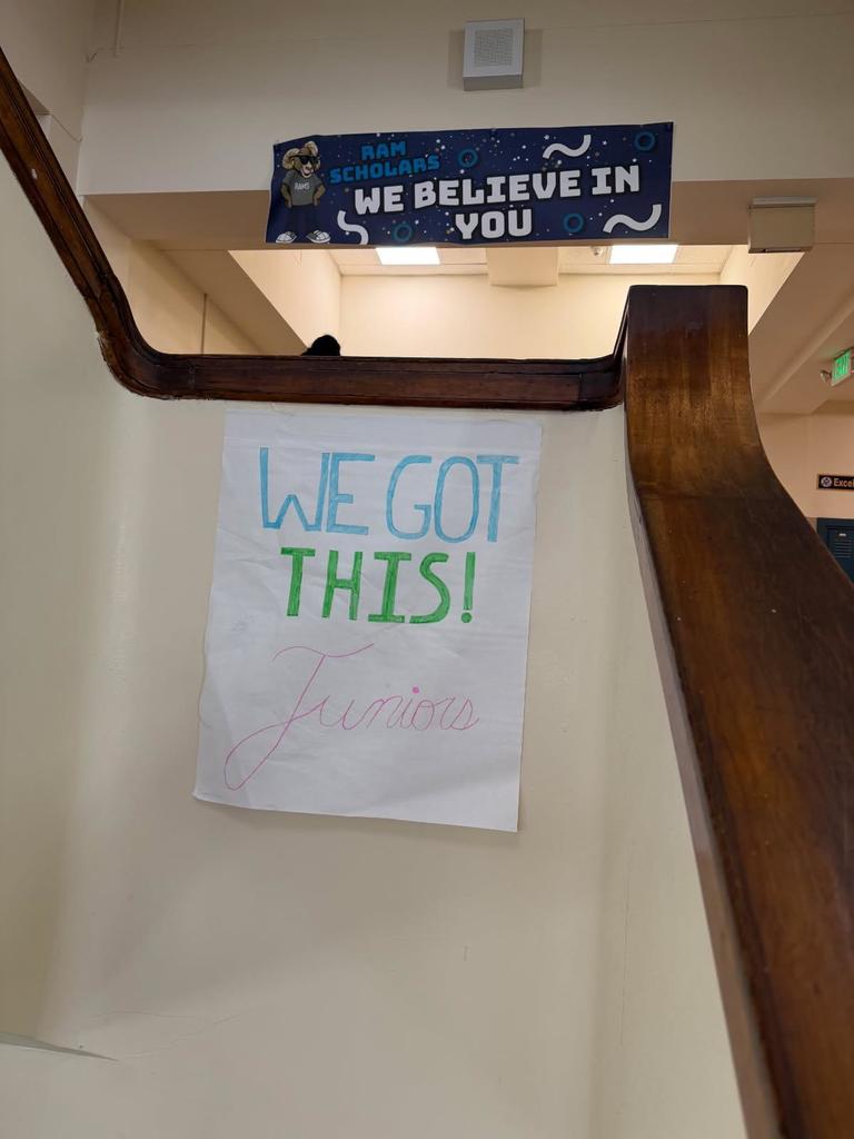 Ram Scholars We Believe In You -- We got this! Juniors