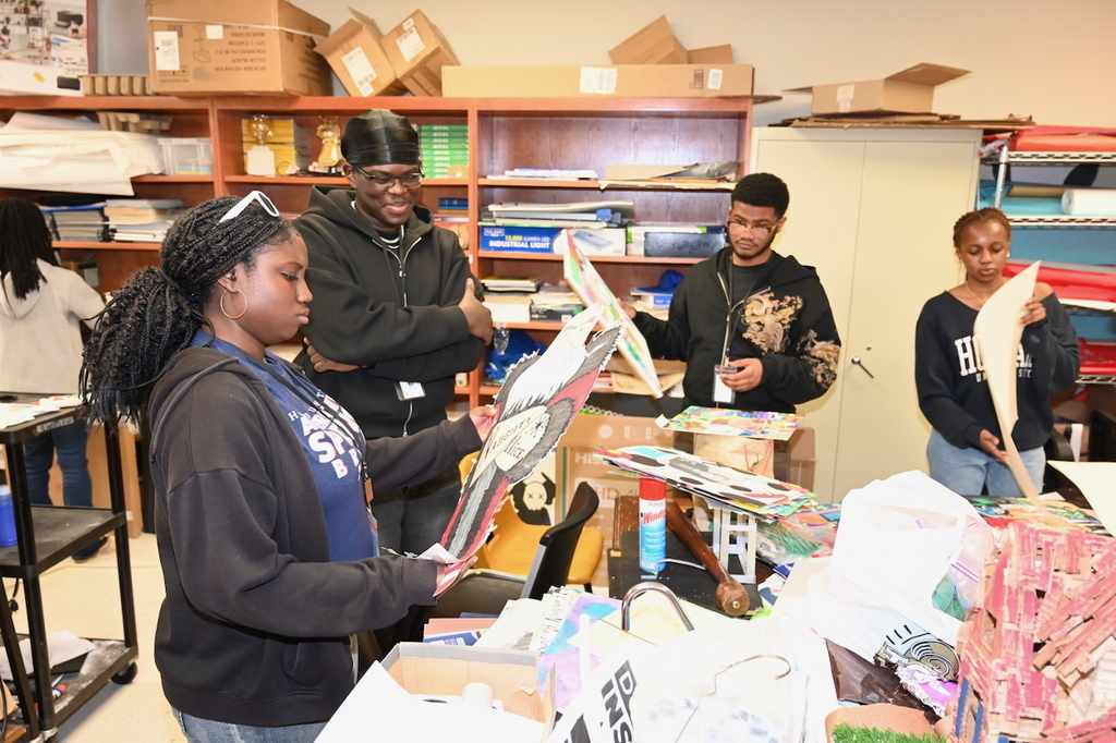 Spring Cleaning at Ramsay High School's Art Department