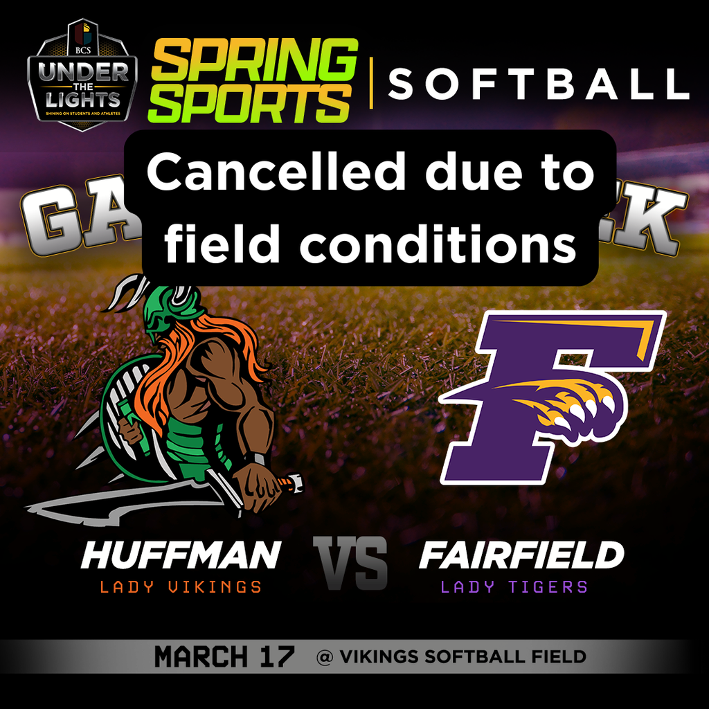 cancelled due to field conditions