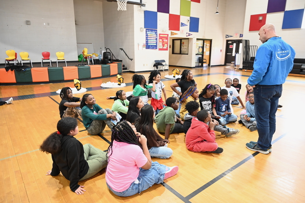 Hovercraft racing at Huffman Academy