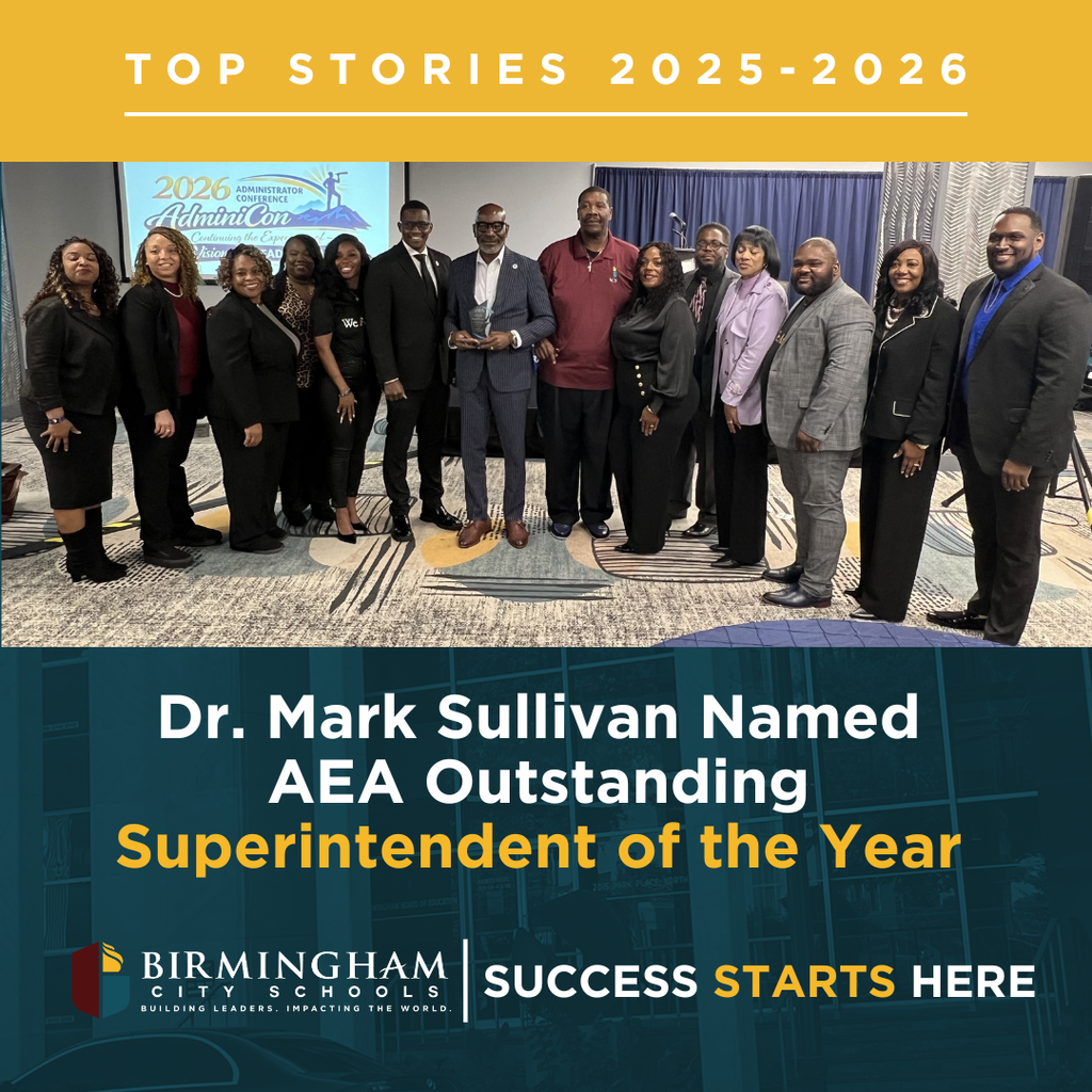The next story in our 2025-2026 recap: In February, Dr. Mark Sullivan was named Outstanding Superintendent of the Year by AEA! #SuccessStartsHere