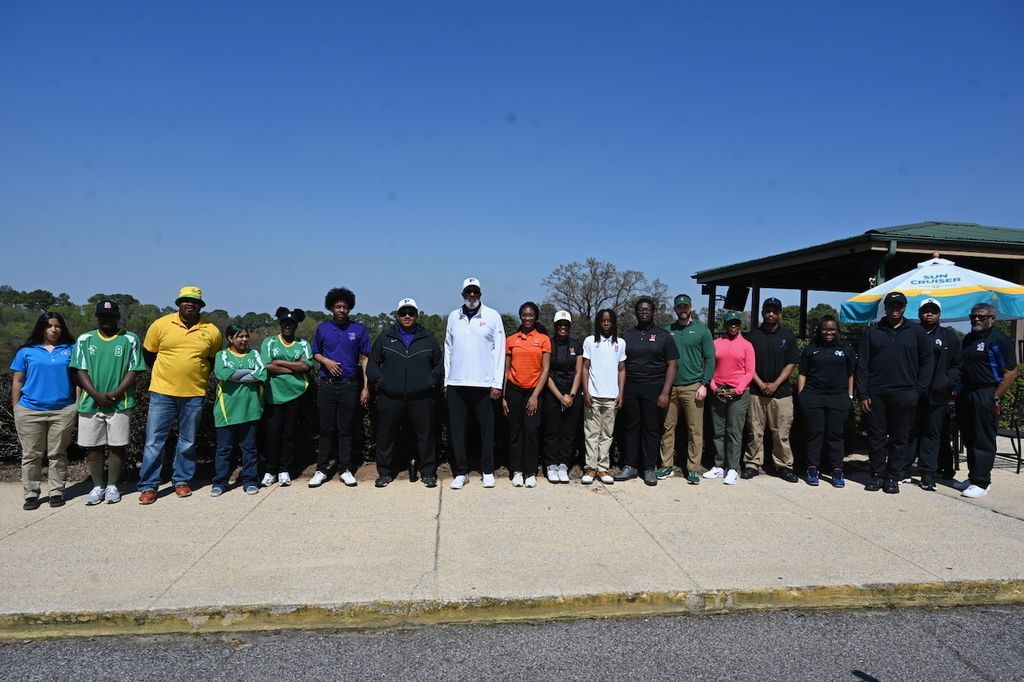 Jackson-Olin, Parker, Huffman, and Ramsay golf teams