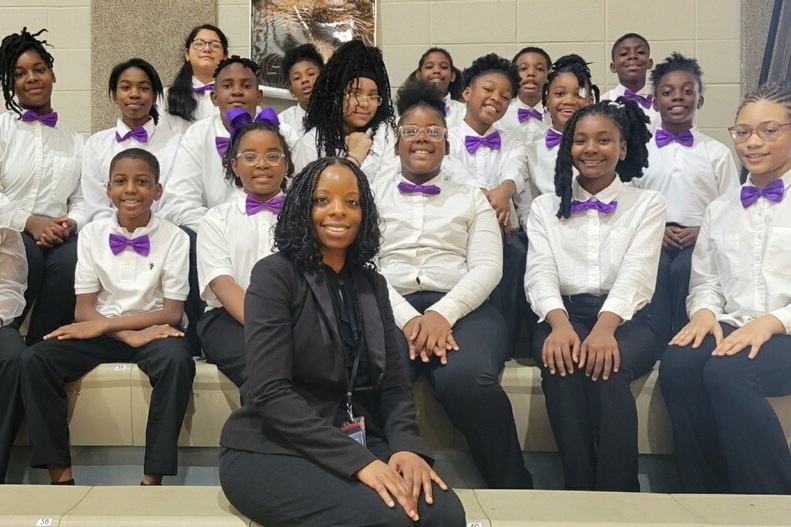 Oxmoor Valley Elementary School Band Director Takisha Shipman and Art Teacher Isabella Ziglar have secured a $10,000 grant for the school from the Arts Alliance Education Initiative.