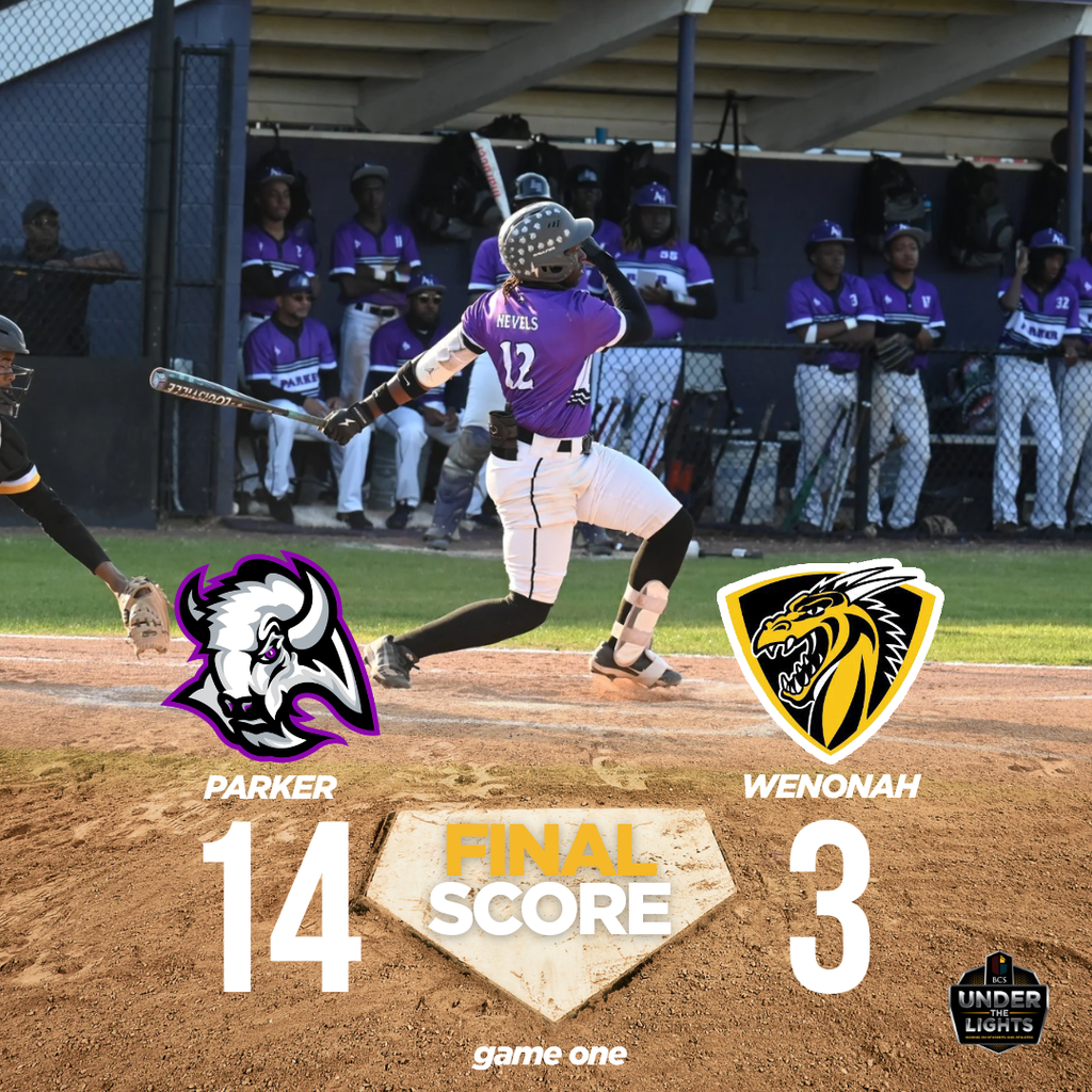 Parker 14 Wenonah 3 FINAL SCORE game 1