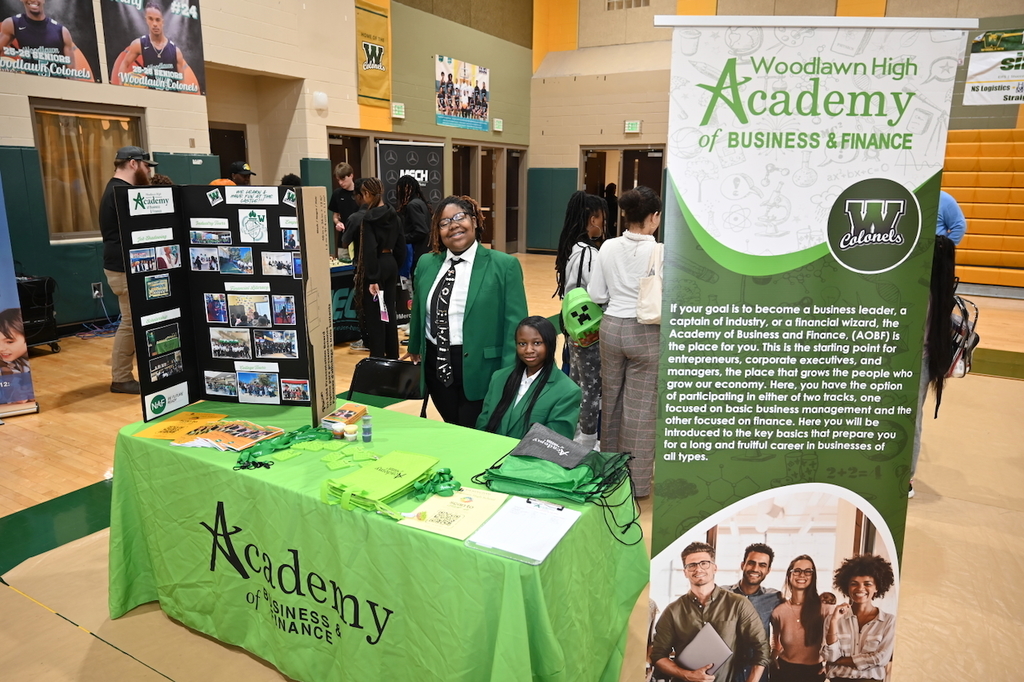 Woodlawn Academy of Business and Finance at the College & Career Fair