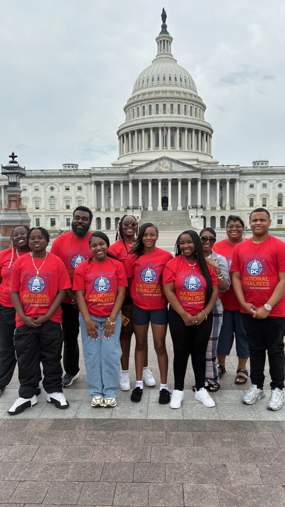 South Hampton Storm Sentinels Team at the Capitol Building in Washington, D.C.