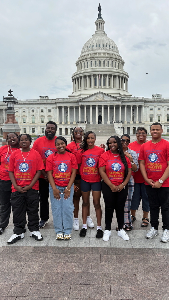 South Hampton Storm Sentinels Team at the Capitol Building in Washington, D.C.