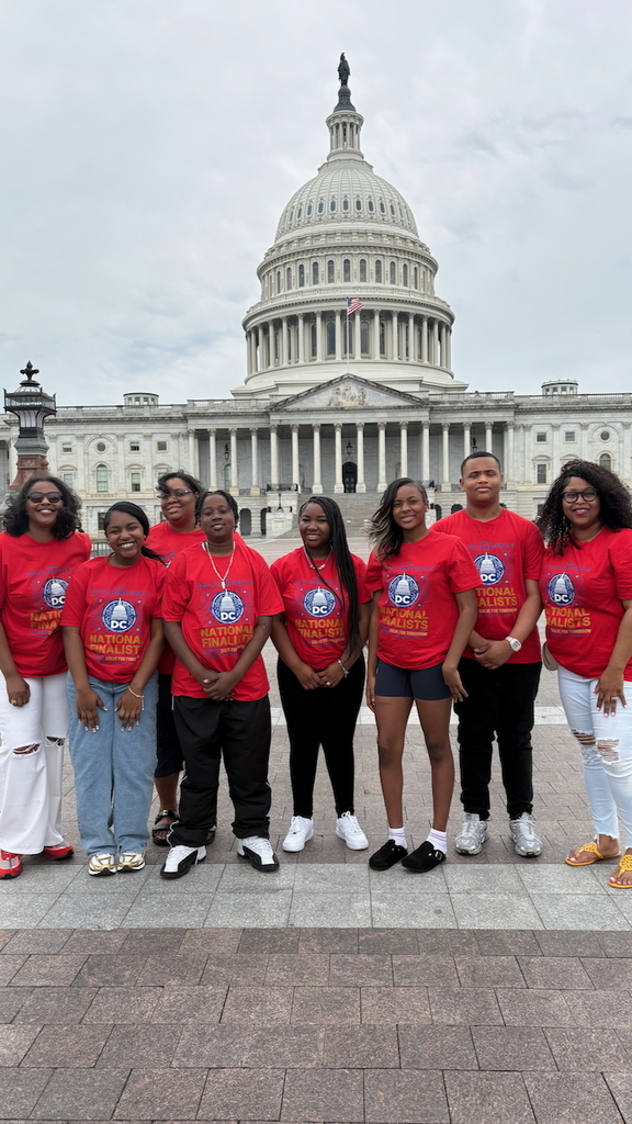 South Hampton Storm Sentinels Team at the Capitol Building in Washington, D.C.