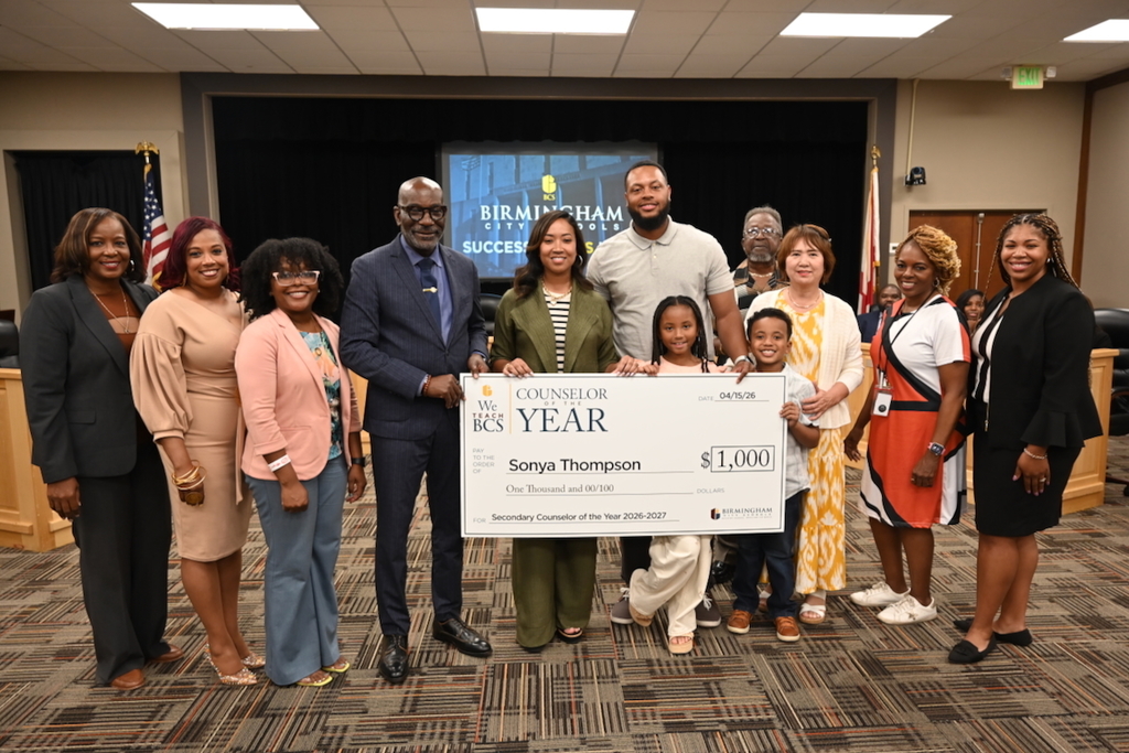 Secondary Counselor of the Year: Sonya Thompson of Ramsay I.B. High School