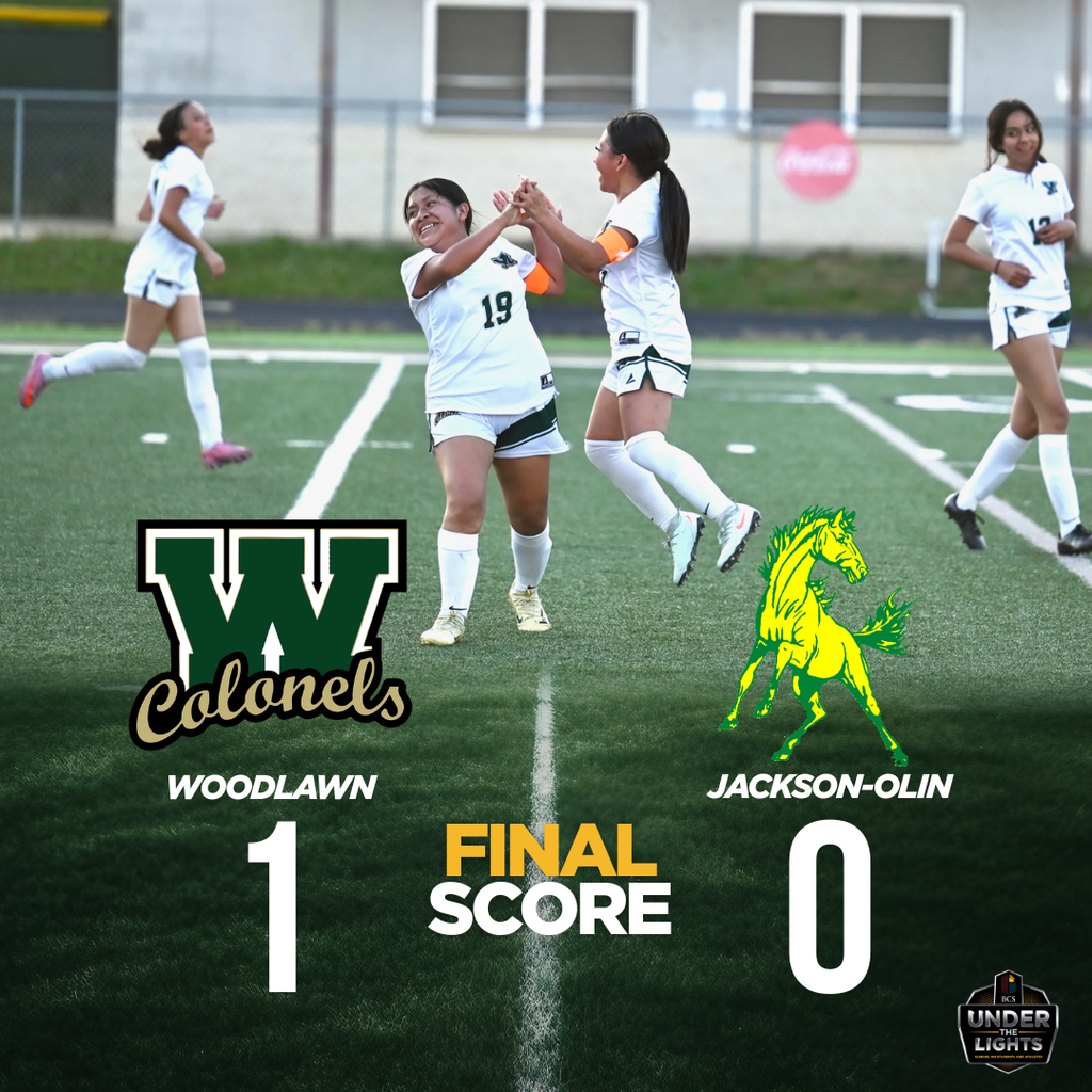 FINAL SCORE WOODLAWN 1 JACKSON-OLIN 0