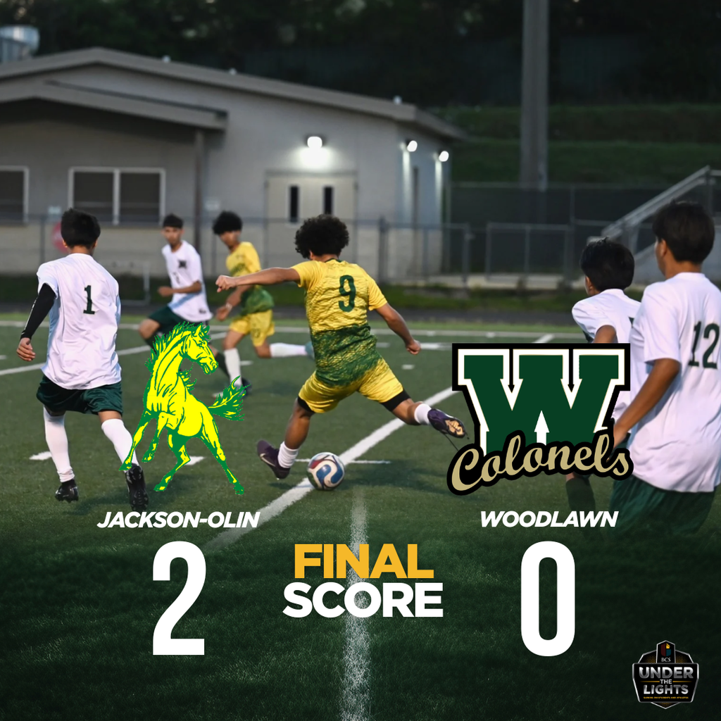 FINAL SCORE: JACKSON-OLIN 2 WOODLAWN 0