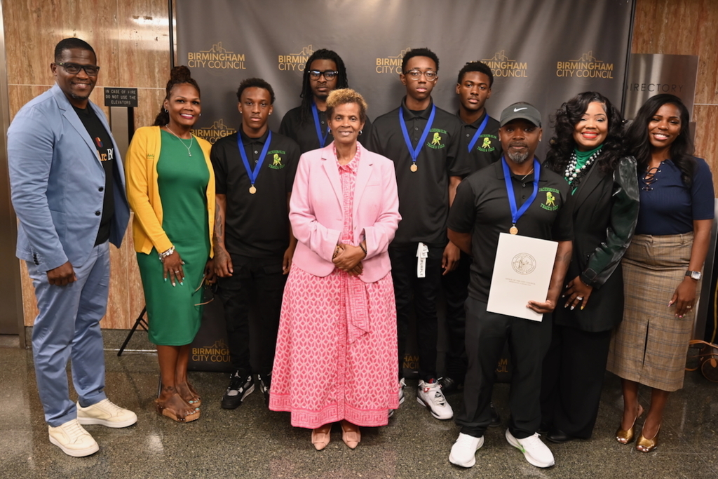 Jackson-Olin H.S. Indoor Track Relay Team