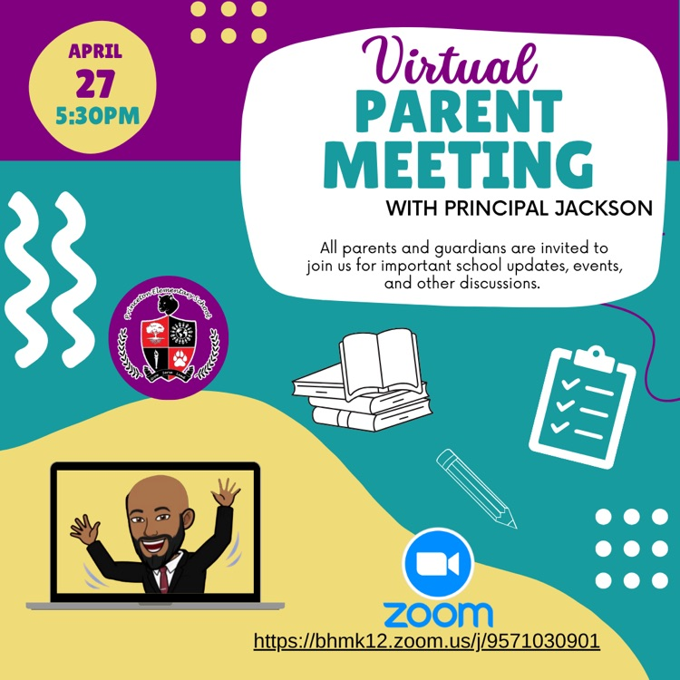 April Parent Zoom Meeting