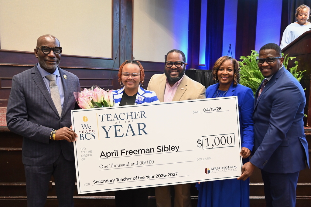 Secondary Teacher of the Year April Freeman Sibley