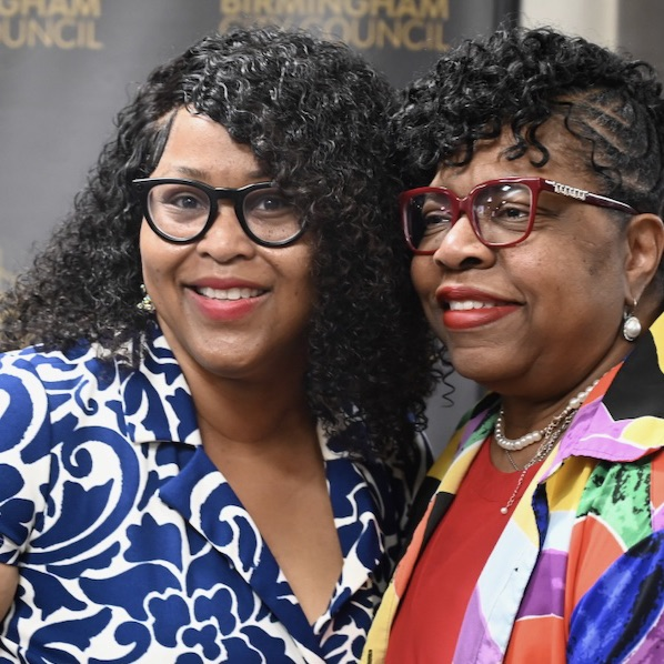 Tambra Clark (left)