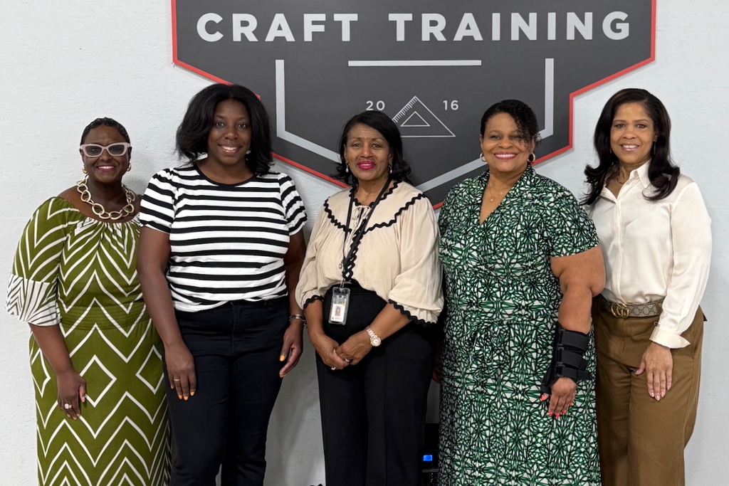 Jeanine Little, Career Coach, Ramsay & Wenonah Area; Dr Engrid Roy, Career Coach, Carver & Jackson-Olin Areas; Dr Eleanor Cox, CTE Support; Dr Waynetta Turner, Career Coach, Parker & Woodlawn Areas; Dr Clarissa Reese, Director of Postsecondary Success