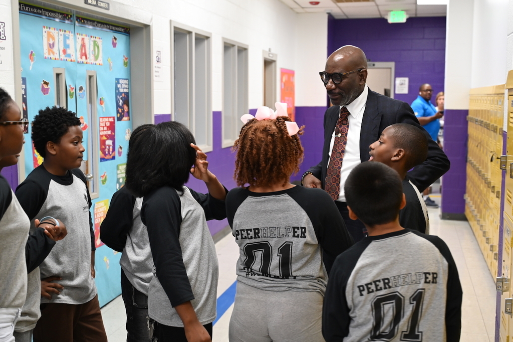 Peer Helpers Surprise Visit