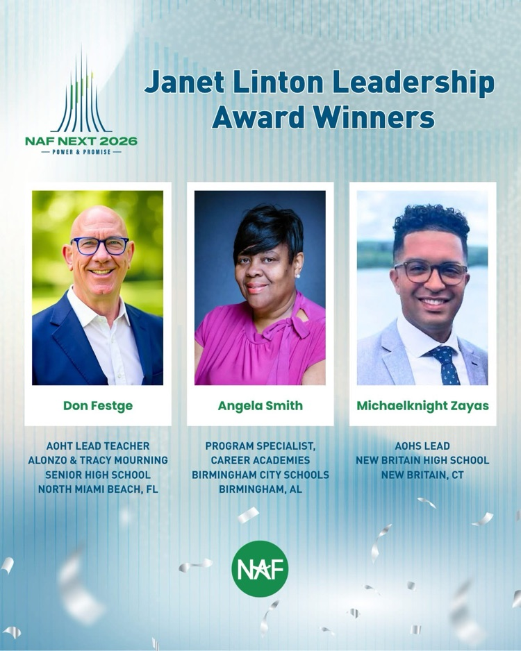  #SuccessStartsHere with Angela Smith, Program Specialist for our Career Academies and the NAF 2026 Janet Linton Leadership Award winner! #SuccessStartsHere 🏆