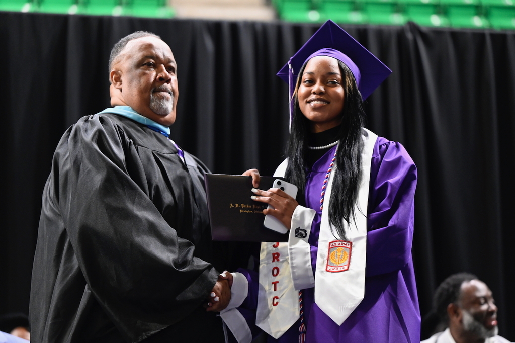 Parker JROTC graduate