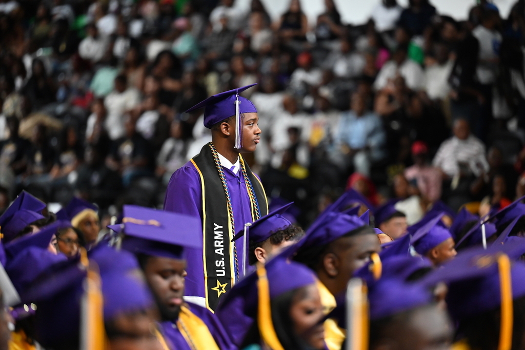 Parker graduation enlisting in the U.S. Army