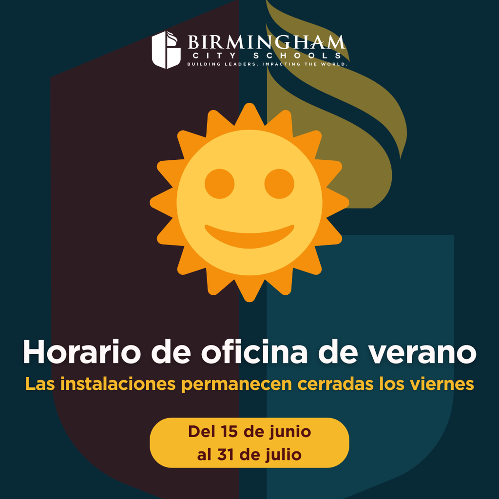 Horario de oficina de verano Las instalaciones permanecen cerradas los viernes Del 15 de junio al 31 de julio