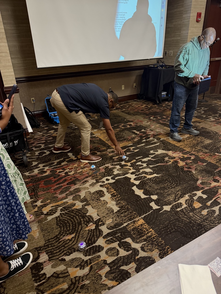 Teachers participating in the activity.