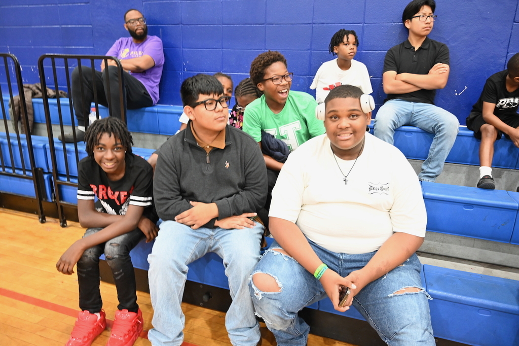 The Alabama Jazz Hall of Fame All-Stars performed for scholars attending the June Tunes band camp today at Hayes K-8 School