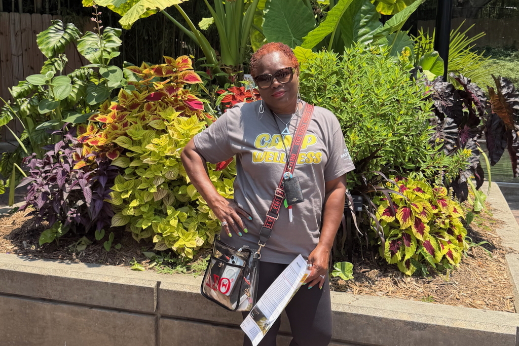 Camp Wellness coordinator Cheryl Hilliard
