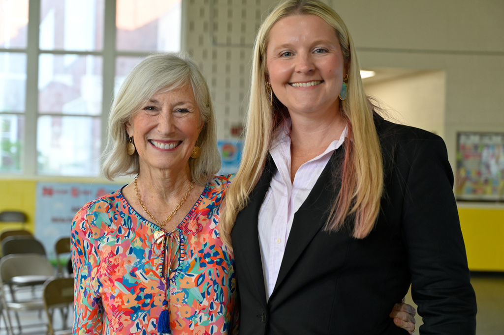 Board Member Mary Boehm and Avondale Principal Dr. Sabrina McGee