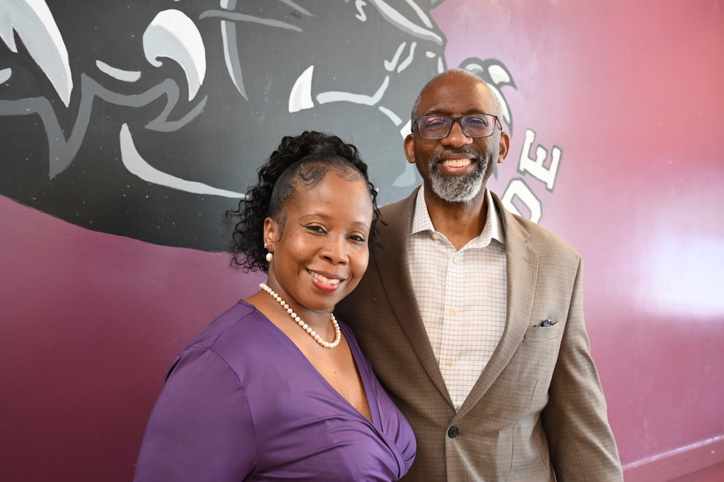 Dr. Alicica' Washington and Instructional Superintendent Dr. Craig Witherspoon