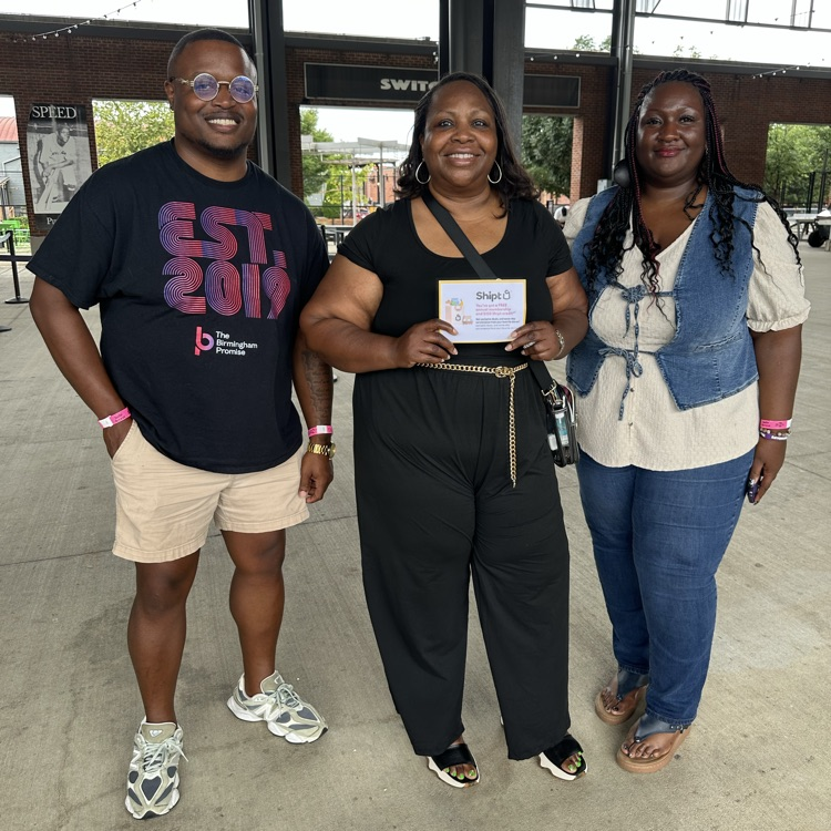 Tamisha Jackson and Birmingham Promise representatives 