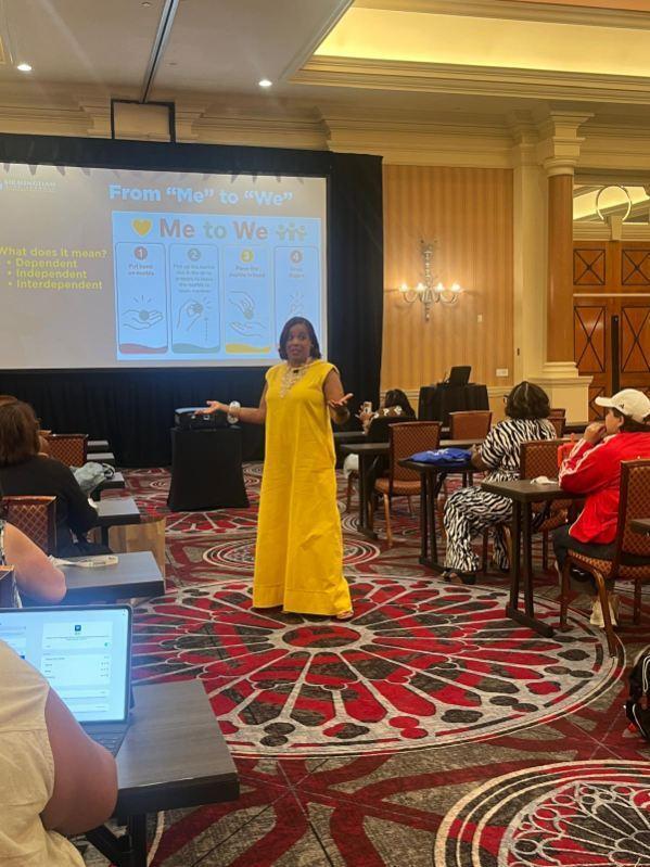 Dr. Taqua Lewis at Innovative Schools Summit in Las Vegas