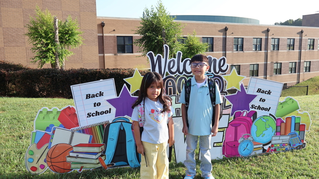 Welcome Back signage at Oxmoor Valley