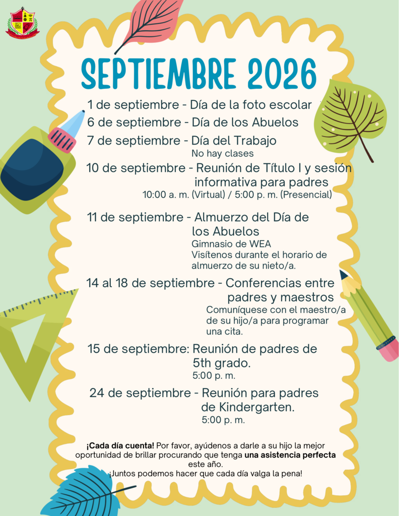 Sept Calendar
