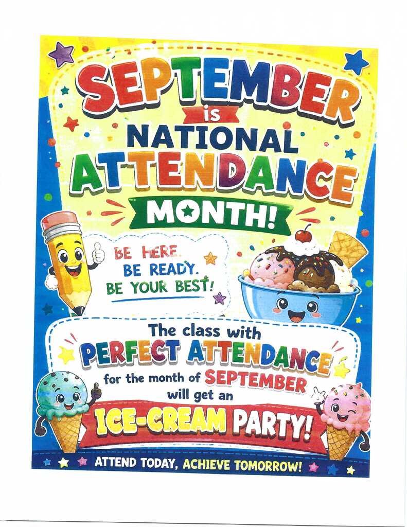 attendance awareness flier