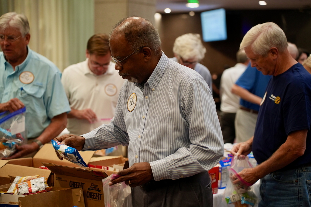 Rotary Club volunteers