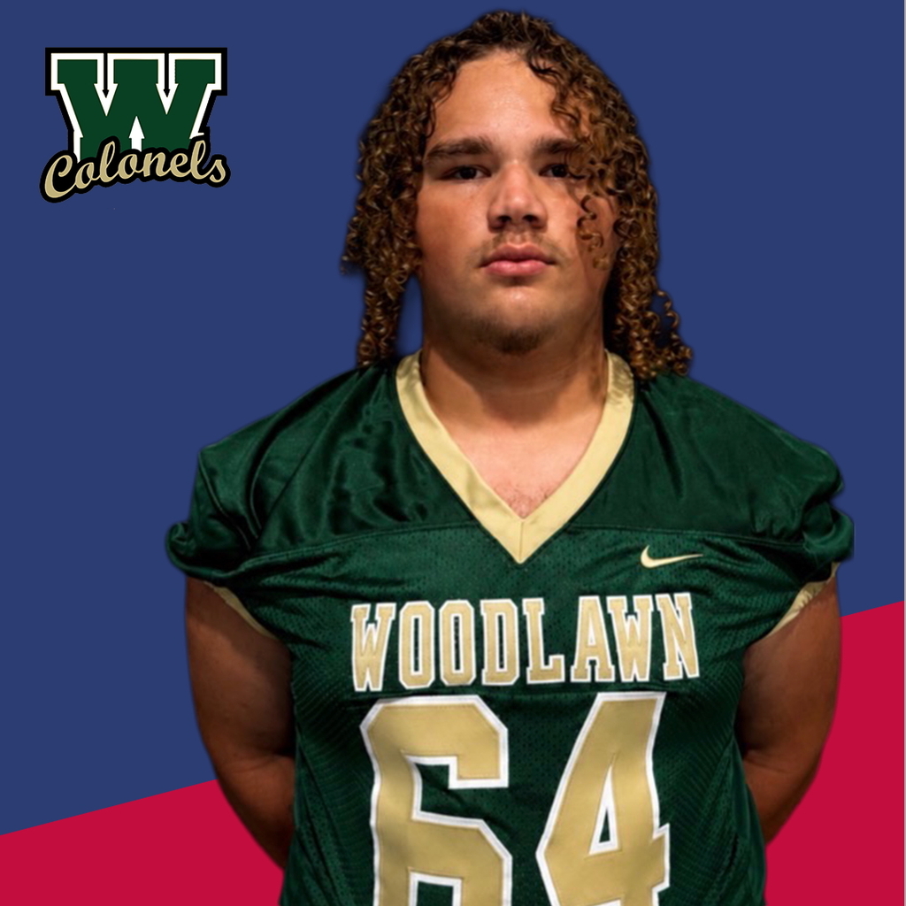 Woodlawn 🏈 Calloway Combs, 3.3 GPA