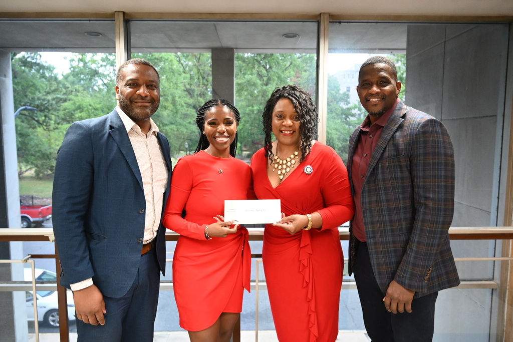 Today, Alabama State Senator Merika Coleman presented a check for $18,000 to Board President Sherman Collins, Board Member Yamika Foy, and Chief of Staff Dr. Terry Lamar for Wenonah H.S., Jackson-Olin H.S., Wylam Elementary, and Brown Elementary!