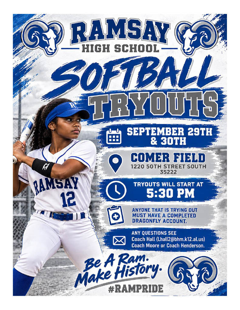 Ramsay Softball Tryouts 2026