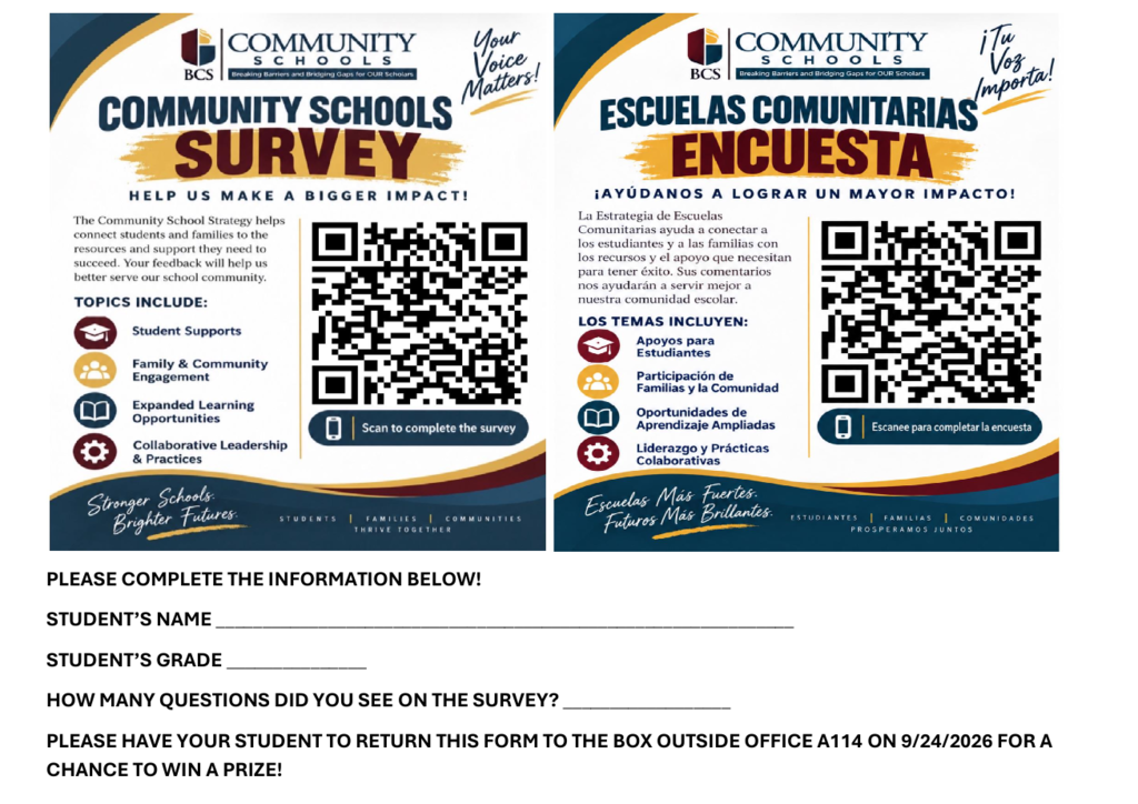 Community Schools Survey
