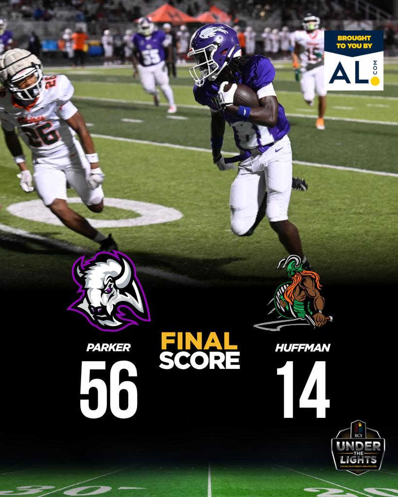 FINAL SCORE PARKER 56 HUFFMAN 14