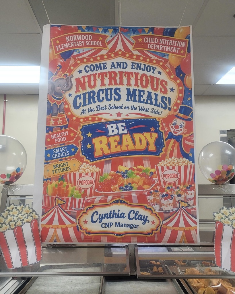 Cafeteria Circus at Norwood Elementary School
