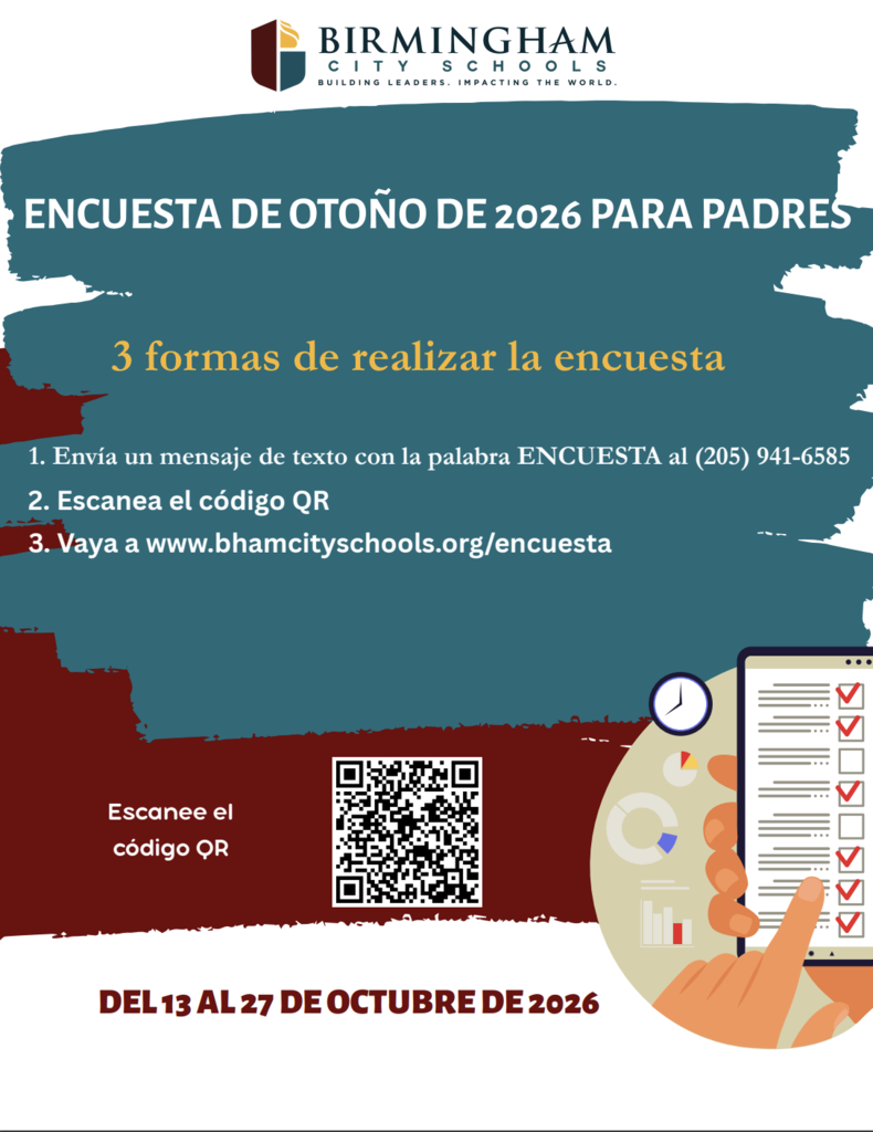 Fall 2026 Parent Survey / ENCUESTADEOTOÑODE 2026 PARA PADRES