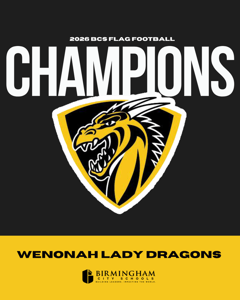 2026 BCS Flag Football Champions Wenonah Lady Dragons