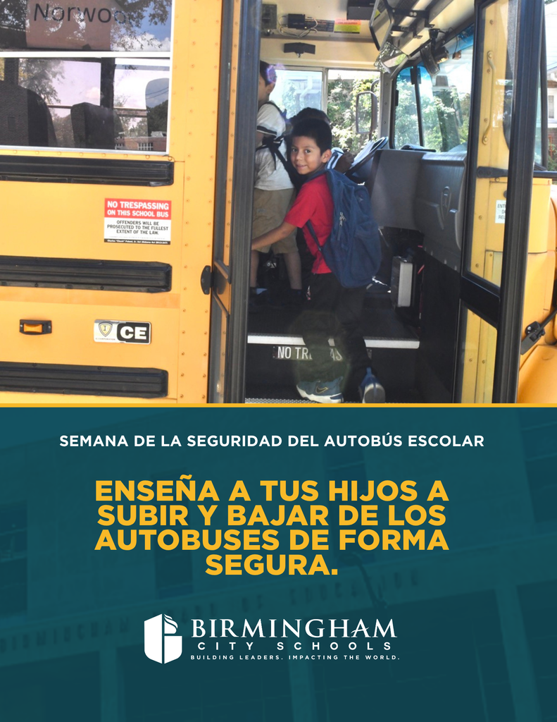NATIONAL SCHOOL BUS SAFETY WEEK: TEACH YOUR CHILDREN TO ENTER & EXIT BUSES SAFELY