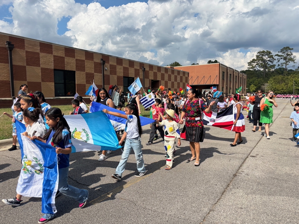 Hispanic Heritage Month Parade at Huffman Academy