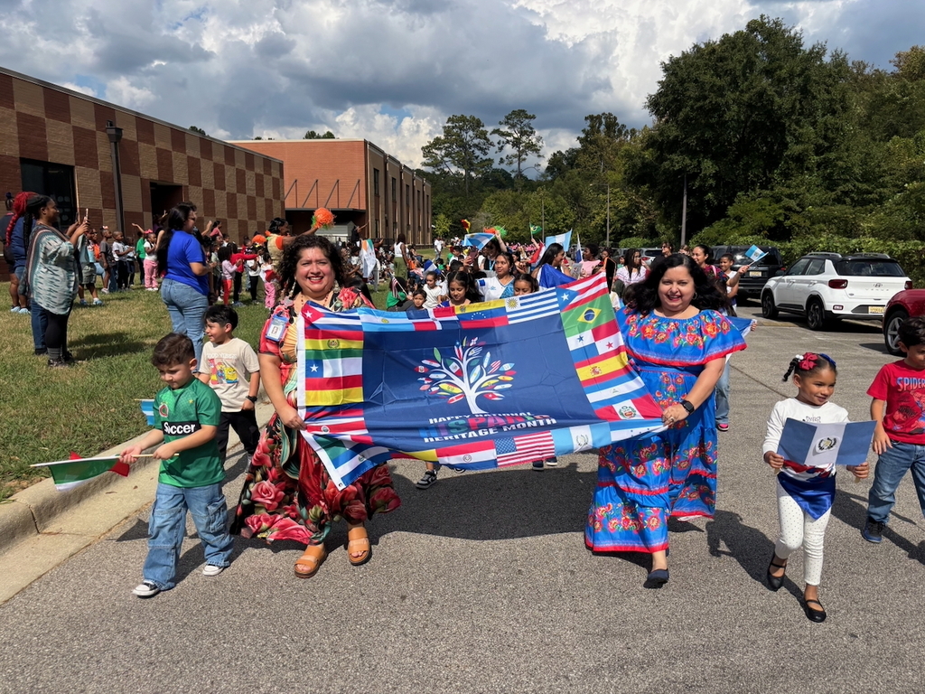 Hispanic Heritage Month Parade at Huffman Academy