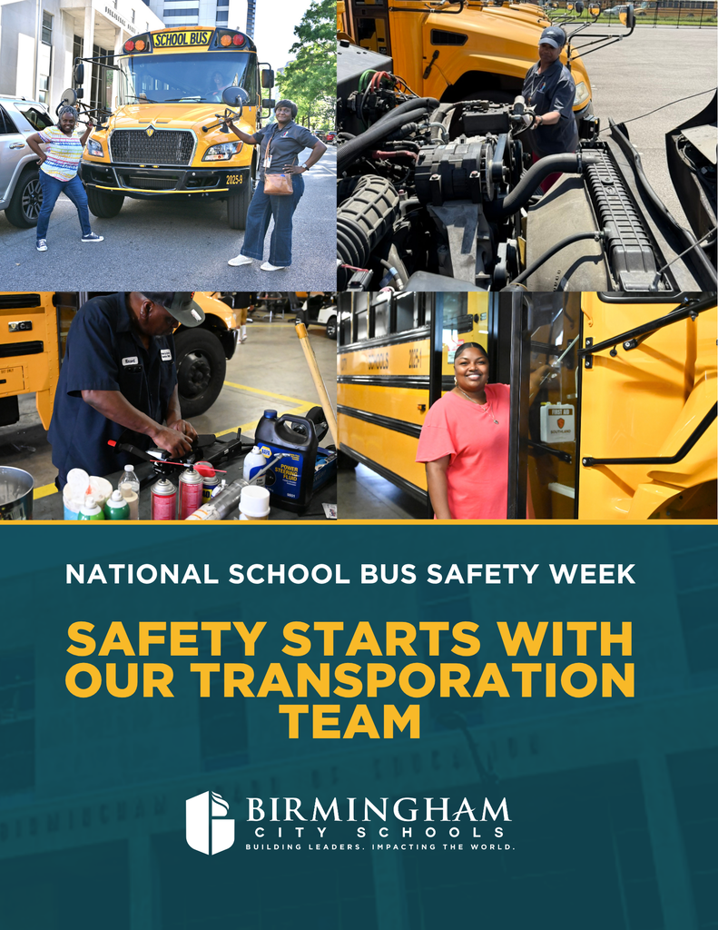 NATIONAL SCHOOL BUS SAFETY WEEK: SAFETY STARTS WITH OUR TRANSPORATION TEAM