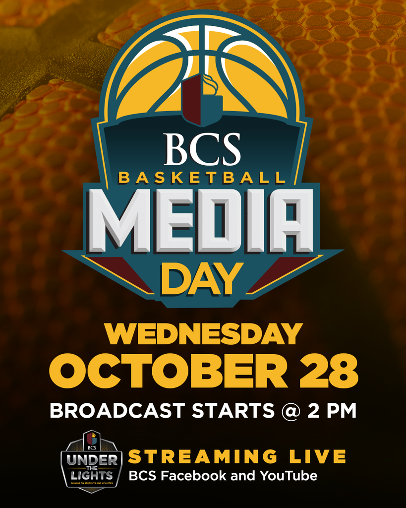 BCS Basketball Media Day Wednesday October 28 broadcast starts at 2 p.m. streaming live on BCS Facebook and YouTube